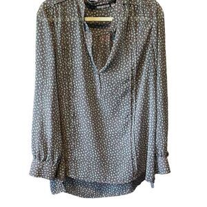 Halogen sheer tunic top xl